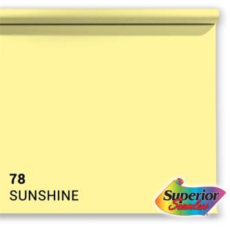 Backgrounds - Superior Background Paper 78 Sunshine 1.35 x 11m - quick order from manufacturer
