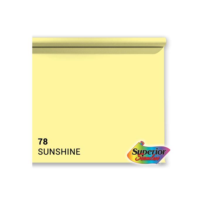 Фоны - Superior Background Paper 78 Sunshine 1.35 x 11m - быстрый заказ от производителя