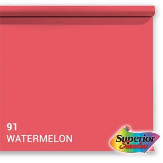 Backgrounds - Superior Background Paper 91 Watermelon 1.35 x 11m - quick order from manufacturer