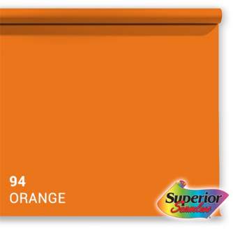 Foto foni - Superior Background Paper 94 Orange 1.35 x 11m - ātri pasūtīt no ražotāja