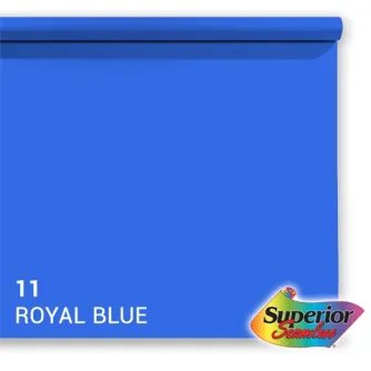 Foto foni - Superior Background Paper 11 Royal Blue Chroma Key 2.72 x 11m - perc šodien veikalā un ar piegādi
