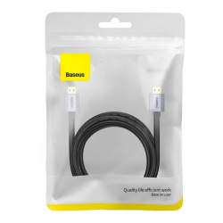 Кабели - Baseus High Definition HDMI To HDMI Adapter 0.75m Black - купить сегодня в магазине и с доставкой