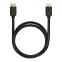 Wires, cables for video - Baseus High Definition HDMI To HDMI Adapter 0.75m Black - quick order from manufacturer