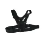 Telesin Chest Strap for action cameras - front view with adjustable padded shoulder and chest loops for secure, comfortable wear during outdoor activities.