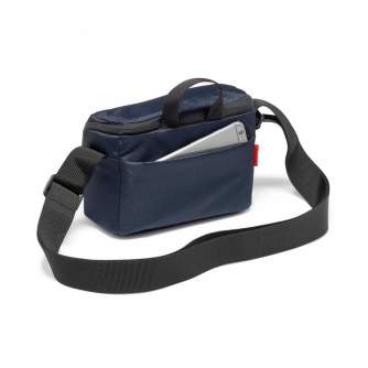Kameru somas - Foto soma Manfrotto NX Shoulder bag CSC Blue v2 - perc šodien veikalā un ar piegādi