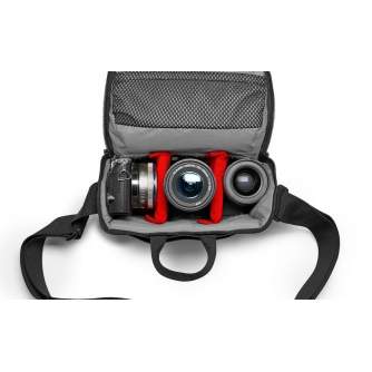Kameru somas - Foto soma Manfrotto NX Shoulder bag CSC Blue v2 - perc šodien veikalā un ar piegādi