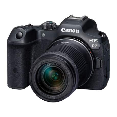 Bezspoguļa kameras - Canon EOS R7 incl. RF-S 18-150mm + EF-EOS R Adapter - perc šodien veikalā un ar piegādi