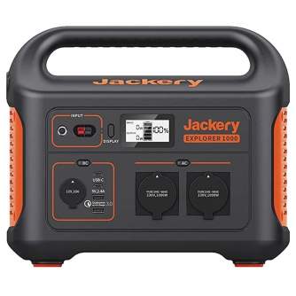 Portatīvie saules paneļi un spēkstacijas - Jackery Explorer 1000 Portable Power Station - ātri pasūtīt no ražotāja
