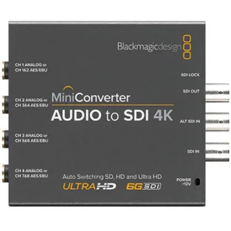 Blackmagic Design - Blackmagic Design Blackmagic Mini Converter Audio SDI 4K BM CONVMCAUDS4K - ātri pasūtīt no ražotāja