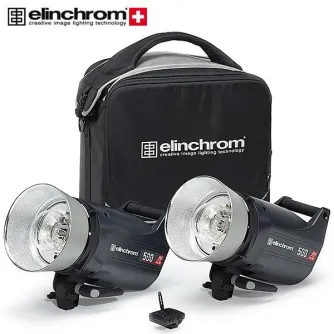 Studijas zibspuldžu komplekti - Elinchrom studijas zibspuldžu komplekts ELC Pro HD 500/500 To Go Set EL-20662 - perc šodien veikalā un ar piegādi