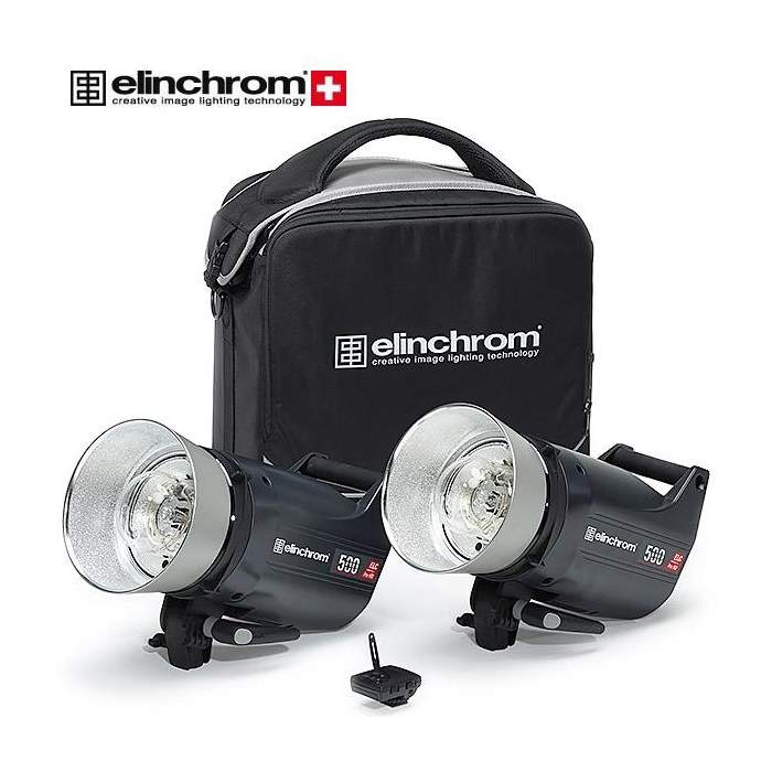 Набор студийного света - Elinchrom ELC Pro HD 500/500 To Go Set EL-20662 - купить сегодня в магазине и с доставкой