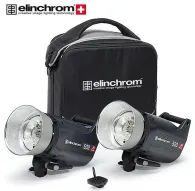 Elinchrom studijas zibspuldžu komplekts ELC Pro HD 500/500 To Go Set EL-20662