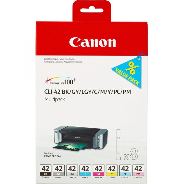 Фотобумага для принтеров - Canon CLI-42 Ink Cartridge, 6 Ink tanks - быстрый заказ от производителя