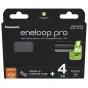 Батарейки и аккумуляторы - Rechargeable batteries Panasonic ENELOOP Pro BK-3HCDEC4BE , 2500 mAh, 500 (4xAA) with box BOOM - купить сегодня в магазине Master Foto и с доставкой Лучший выбор профессионалов