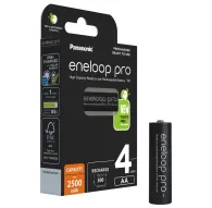 Rechargeable batteries Panasonic ENELOOP Pro BK-3HCDE/4BE, 2500 mAh, 500 (4xAA)