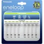 Batteries and chargers - Panasonic Eneloop BQ-CC63E astoņvietīgs AA/AAA Ni-MH akumulatoru lādētājs, balts - buy today in Master Foto store and with delivery Best choise selected by experts