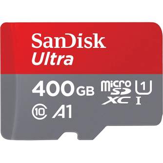Atmiņas kartes - SANDISK MEMORY MICRO SDXC 400GB UHS-I W/A SDSQUA4-400G-GN6MA - perc šodien veikalā un ar piegādi