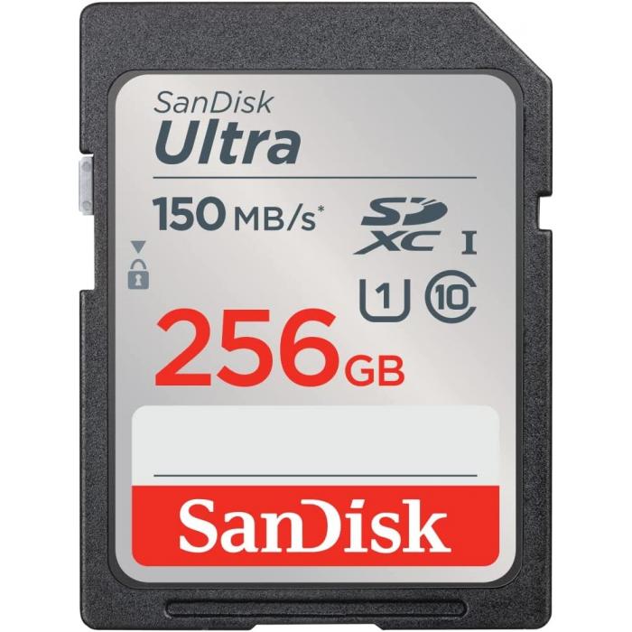 Memory Cards - SANDISK MEMORY SDXC 256GB UHS-I SDSDUNC-256G-GN6IN - quick order from manufacturer
