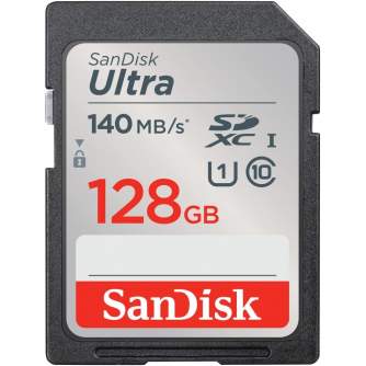 Atmiņas kartes - SANDISK MEMORY SDXC 128GB UHS-I SDSDUNB-128G-GN6IN - perc šodien veikalā un ar piegādi