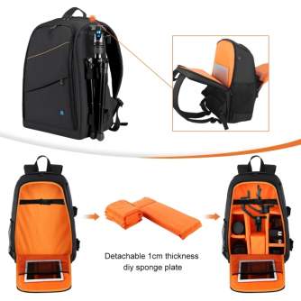 Backpacks - Puluz waterproof camera backpack (black) PU5011B - buy today in store and with delivery