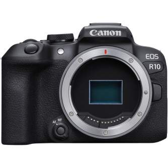 Bezspoguļa kameras - Canon EOS R10 body + MT ADP EF-EOS R - perc šodien veikalā un ar piegādi