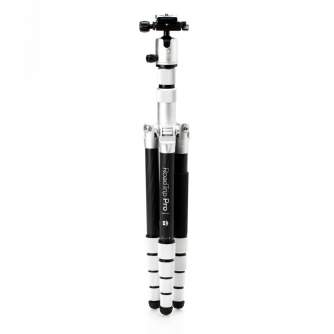 Photo Tripods - MeFOTO MBRTPROCSLV RoadTrip PRO Carbon Fiber Series 1 (6 in 1) CF statīvs sudraba - buy today in store and with delivery