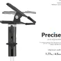 Turētāji - NEEWER Photo Studio Heavy Duty Metal Clamp Holder with 5/8 Light Stand Attachment for Reflector 10086176 - perc šodien Master Foto veikalā un ar piegādi