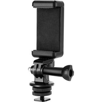 Держатель для телефона - NEEWER Phone Holder / Hot Shoe Mount Adapter Kit Compatible with Action Camera GoPro Hero 11 10 9 8 7 6
