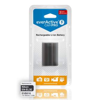 Camera Batteries - Everactive Battery replacement for EN-EL3e - quick order from manufacturer