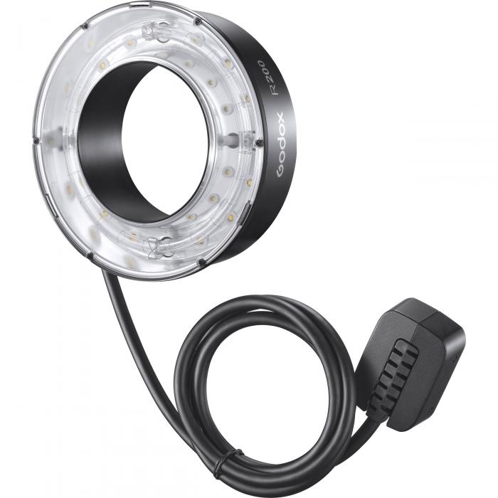 Вспышки с аккумулятором - Godox R200 Ring Flash Head for AD200 and AD200Pro Pocket Flashes - быстрый заказ от производителя