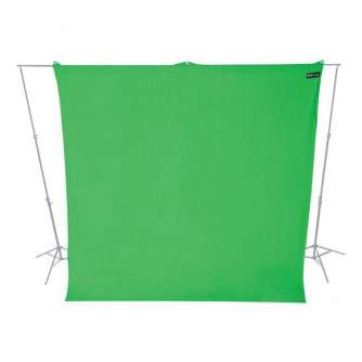 Backgrounds - Westcott Wrinkle Resistant Background Green Screen (2,7 x 3m) 130 - quick order from manufacturer