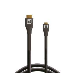 Video vadi, kabeļi - TETHERPRO HDMI MICRO TO HDMI 2.0 BLACK 3M - perc šodien veikalā un ar piegādi