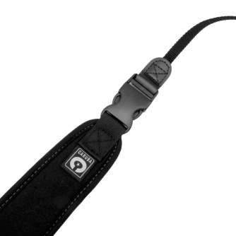 Kameru siksniņas - Caruba Camera Neckstrap - Comfort + Quick release (Black) - купить сегодня в магазине и с доставкой