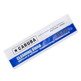 Cleaning Products - Caruba Full-frame Cleaning Swab Kit (10 swabs 24mm + cleaning fluid 30ml) - buy today in store and with delivery