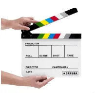 Other studio accessories - Caruba Professional Director Clapper White/Color (whiteboard marker) - buy today in Master Foto store and with deliveryOther studio accessories - Caruba Professional Director Clapper White/Color (whiteboard marker) - buy today in Master Foto store and with delivery