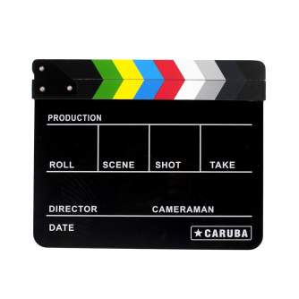 Аксессуары для фото студий - Caruba Professionele Director Clapper Black/Color (Whiteboard stift) ECB 02 - купить сегодня в маг