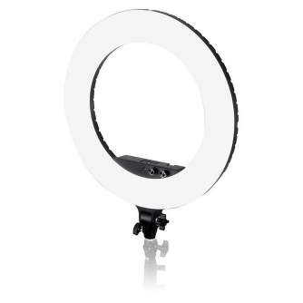 LED Gredzenveida lampas - Caruba Round Vlogger 18 inch LED Set Economy with Bag - Black - быстрый заказ от производителя