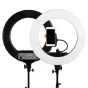 Ring Light - Caruba Round Vlogger 18 inch LED Set Economy with Bag - Black - quick order from manufacturer