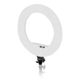 LED Gredzenveida lampas - Caruba Round Vlogger 18 inch LED Set Economy with Bag - White - perc šodien veikalā un ar piegādi