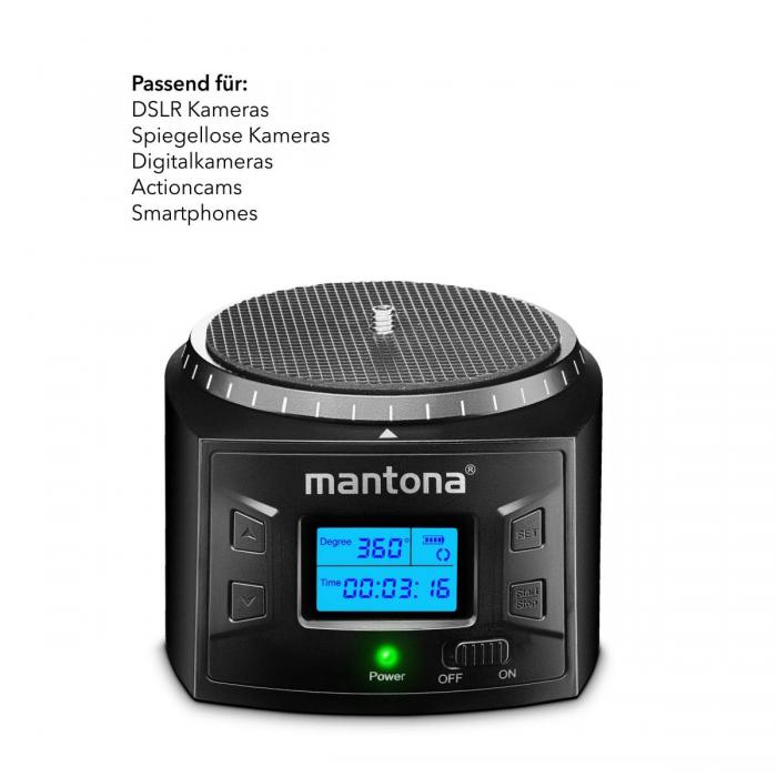 Mantona Turnaround 360 Advanced 3 - electric panning head