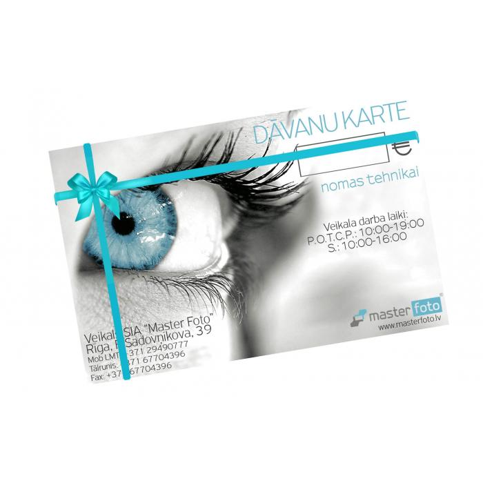 Photography Gift - Master Foto 20 Eur Rental Gift Certificate - buy today in store and with delivery