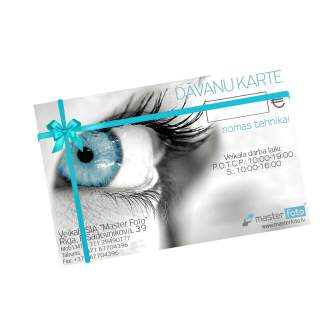 Photography Gift - Master Foto Rental Gift Certificate - buy today in store and with delivery