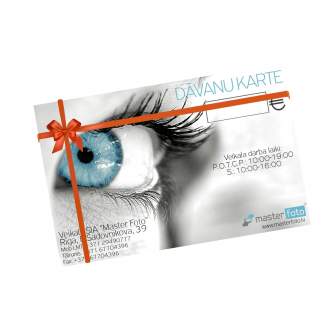 Photography Gift - Master Foto 50Eur Gift Certificate - buy today in store and with delivery
