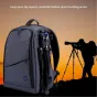 Больше не производится - Puluz Waterproof camera backpack (grey) PU5011H