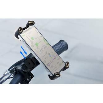 Telefona turētājs - Baseus Quick bike carrier for phones (black) - ātri pasūtīt no ražotāja