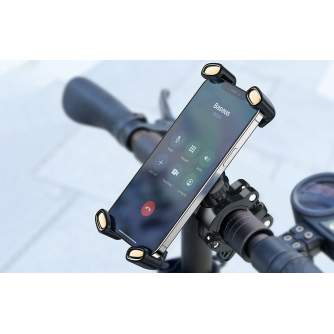 Telefona turētājs - Baseus Quick bike carrier for phones (black) - ātri pasūtīt no ražotāja