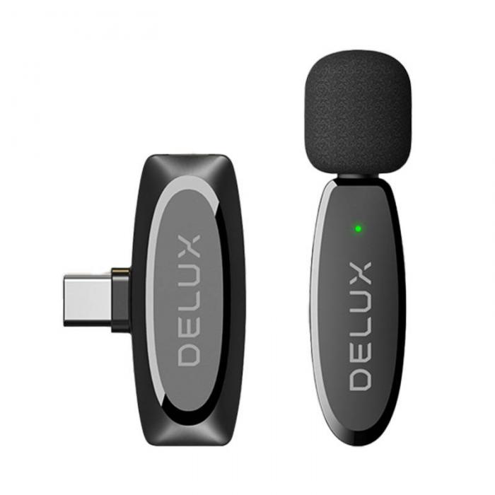Vairs neražo - Delux DM11C USB Type-C wireless Microphone for Android