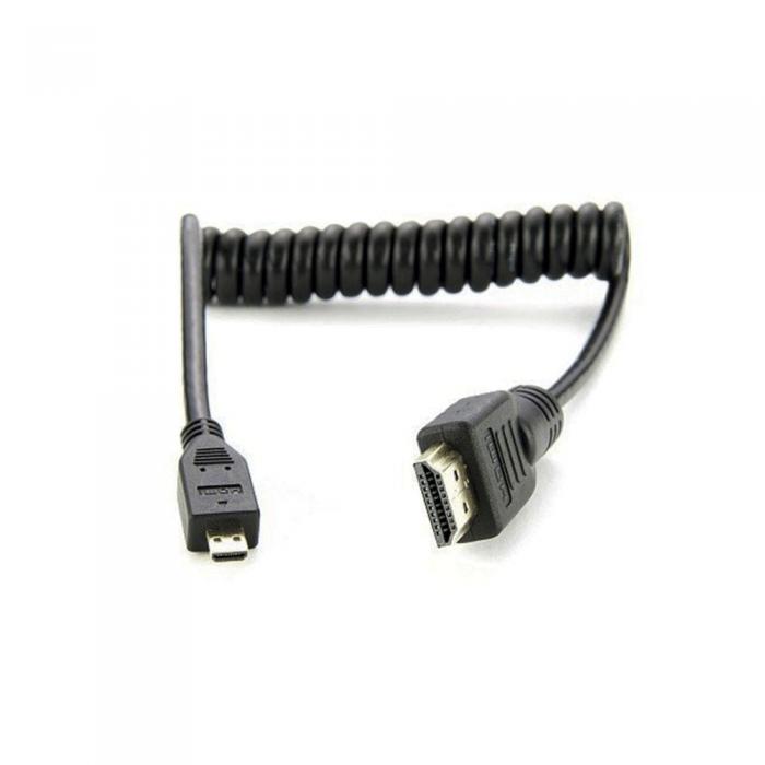 Wires, cables for video - Atomos spiral cable full HDMI - micro HDMI - buy today in store and with delivery