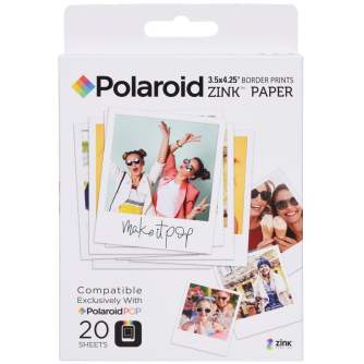 Film for instant cameras - POLAROID Instant Zink Media 3,5X4,25 Pop 20 pack - quick order from manufacturer