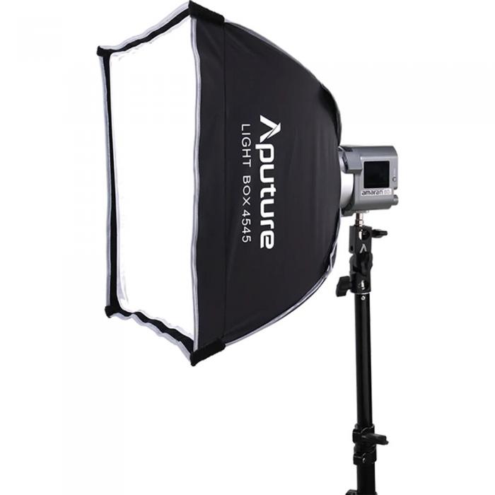 Softboxes - Aputure Light Box 45x45cm softbox Bowens Mount w. grid - buy today in store and with delivery